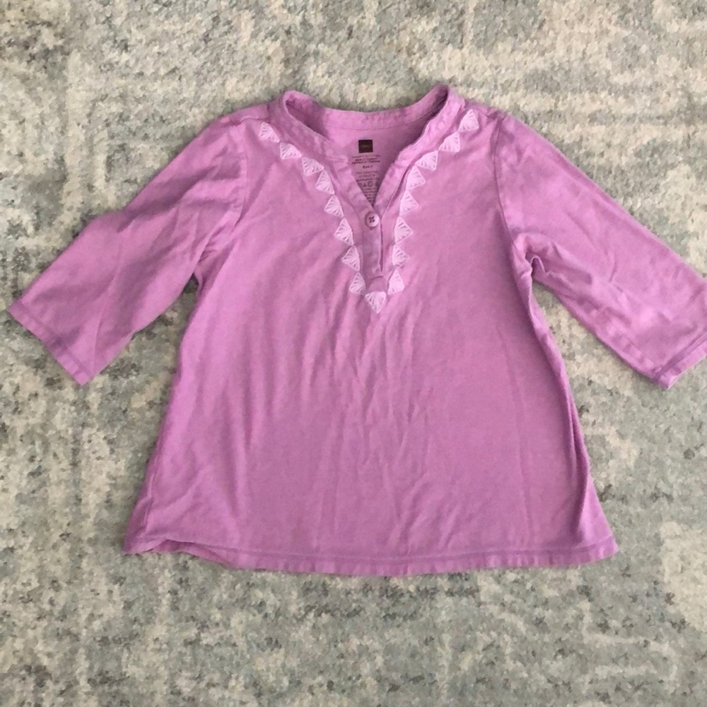 Tea brand purple tunic